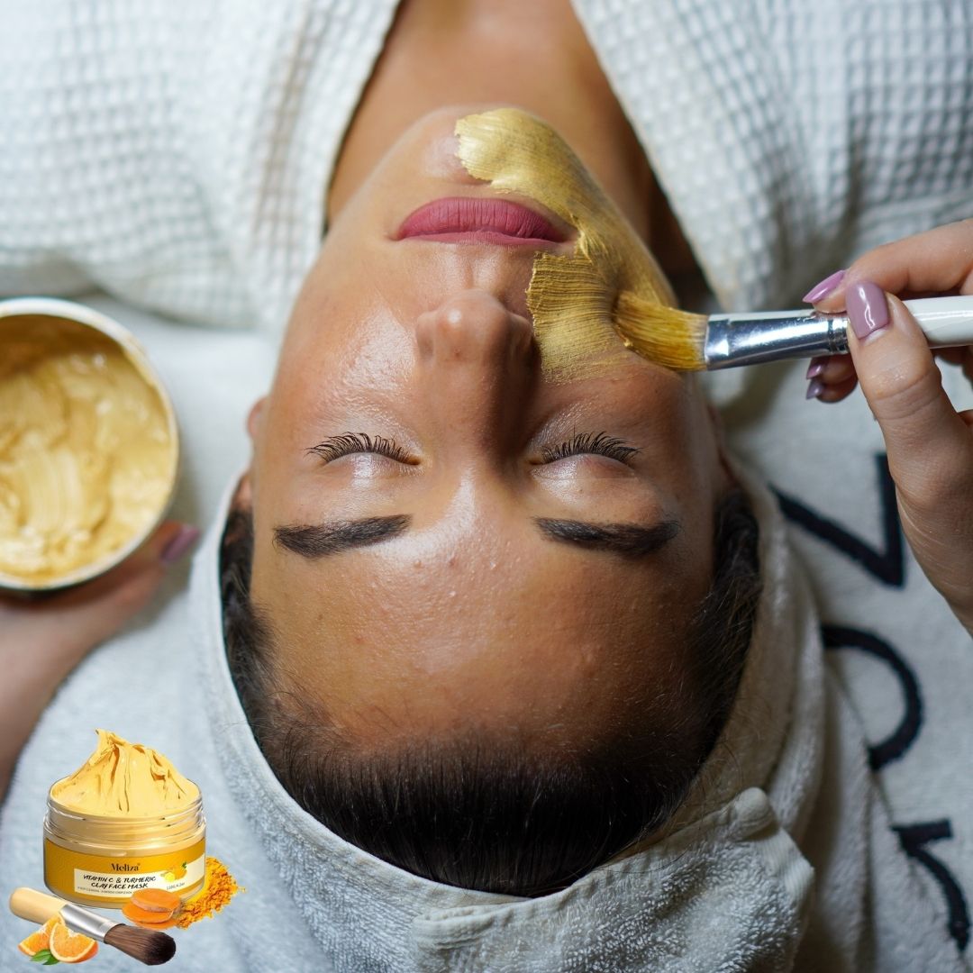 Glow-Enhancing Turmeric Clay Mask